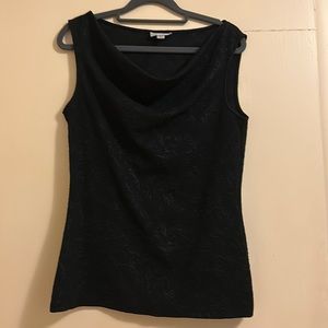 Tahari Arthur Levine Flower Embossed Blouse
